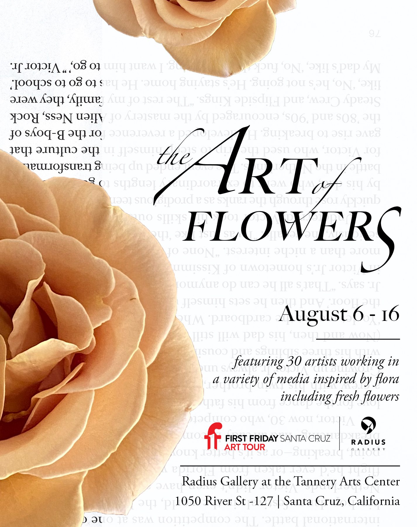 Art of Flowers August 7